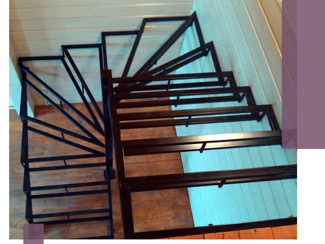 Изготовление металлических лестниц любой сложности в Гатчине