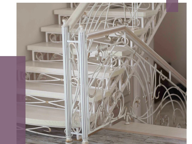 Изготовление кованых лестниц на заказ в Гатчине от 87346 руб. | ПРОЛЁТ-Гтч