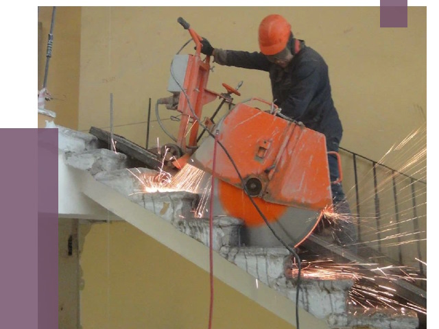 Демонтаж бетонных лестниц в Гатчине от 4624 руб. за м2 | ПРОЛЁТ-Гтч