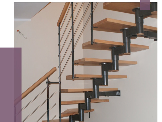 Изготовление модульных лестниц в Гатчине от 11561 руб. 