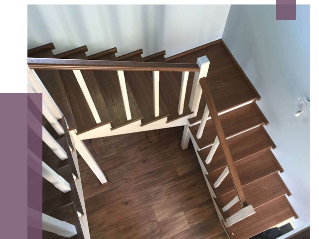 Изготовление П-образных лестниц в Гатчине от 15260 руб.