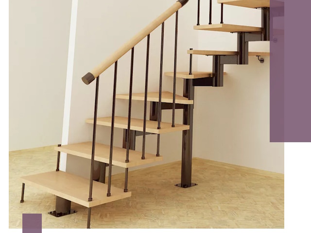 Монтаж лестниц на больцах в Гатчине — быстро и надежно