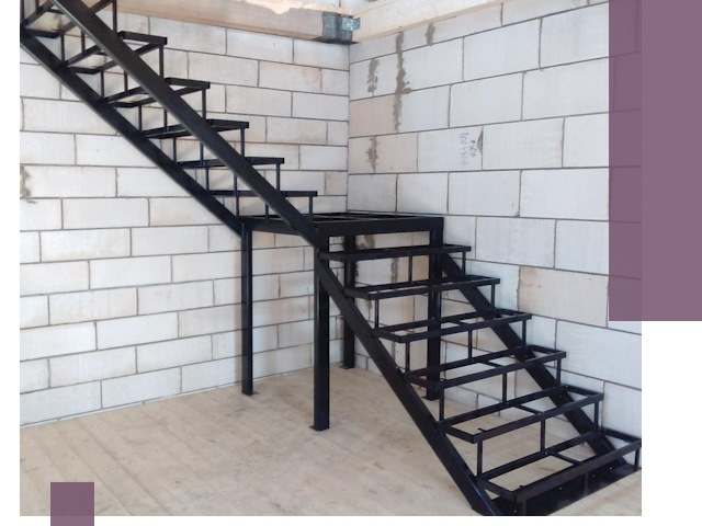 Лестницы на металлокаркасе под ключ в Гатчине — изготовление и монтаж