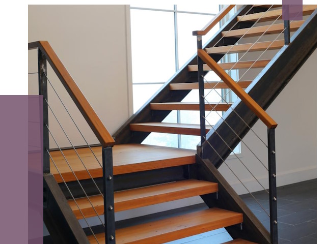 Изготовление лестниц на металлокаркасе в Гатчине от 19011 руб. | ПРОЛЁТ-Гтч
