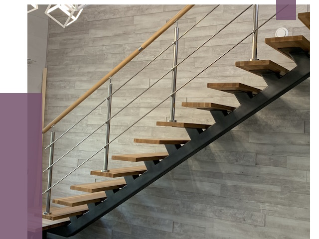 Изготовление лестниц на монокосоуре в Гатчине от 76556 руб. 