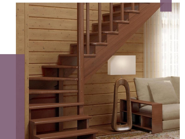 Лестницы эконом класса в Гатчине от 18343 руб. бюджетные решения