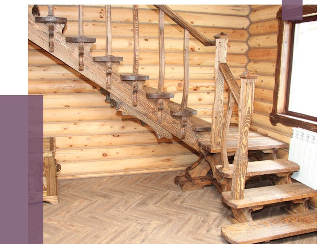 Лестницы в баню в Гатчине от 19216 руб. — изготовление | ПРОЛЁТ-Гтч