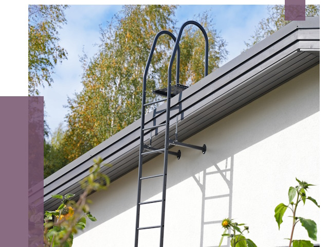 Лестницы на крышу в Гатчине от 19216 руб. — монтаж и монтаж ПРОЛЁТ-Гтч