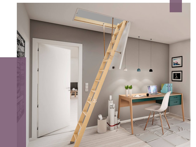 Чердачные лестницы в Гатчине — от 14643 руб. | ПРОЛЁТ-Гтч