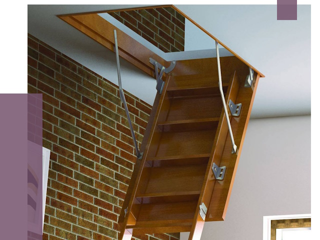 Установка чердачной лестницы в Гатчине от 7861 руб. | ПРОЛЁТ-Гтч