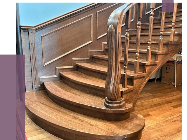 Дубовые лестницы под ключ в Гатчине от 177261 руб. — ПРОЛЁТ-Гтч