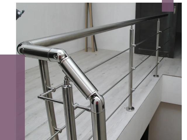 Перила из нержавеющей стали в Гатчине от 9043 руб. под ключ | ПРОЛЁТ-Гтч