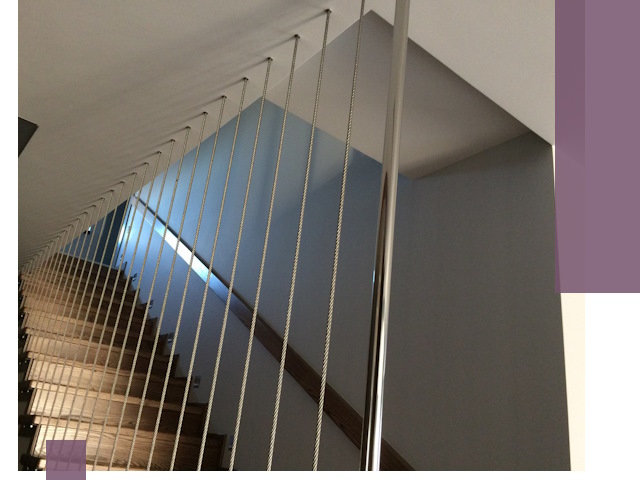 Тросовые перила под ключ в Гатчине — производство и монтаж