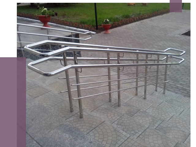 Перила для инвалидов в Гатчине от 7625 руб. под ключ | ПРОЛЁТ-Гтч