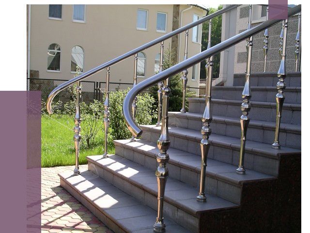 Перила для крыльца в Гатчине от 10790 руб. — монтаж ПРОЛЁТ-Гтч