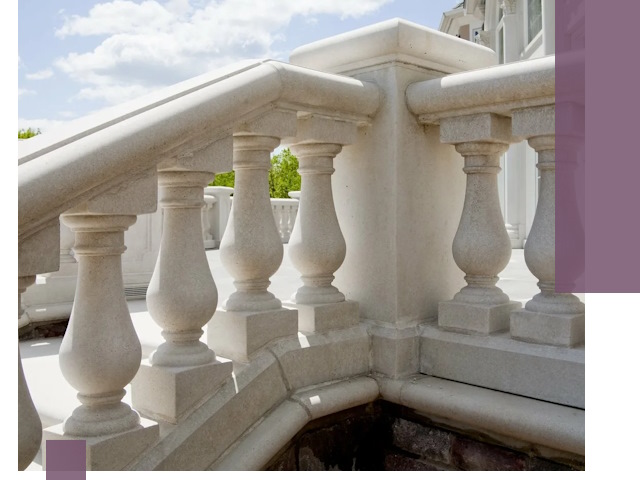 Балюстрады из металла и камня под ключ в Гатчине