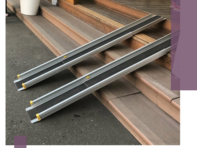 Телескопические пандусы под ключ в Гатчине — изготовление и монтаж