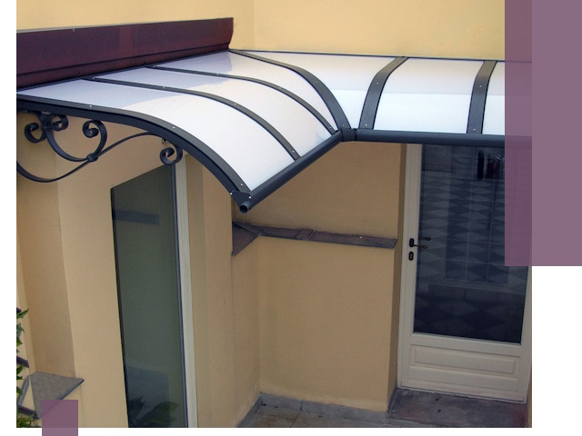 Монтаж козырьков любой сложности в Гатчине под ключ