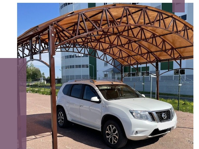 Недорогие навесы в Гатчине от 43159 руб.  | ПРОЛЁТ-Гтч