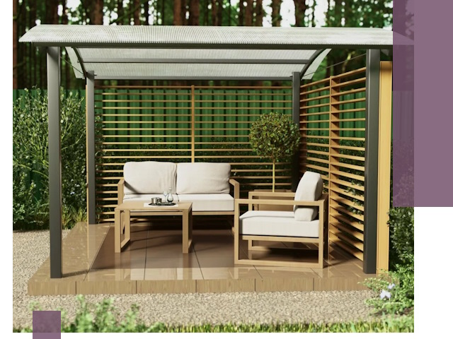 Навесы для дачи в Гатчине: изготовление, монтаж и демонтаж