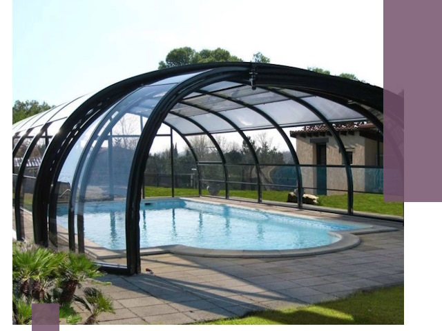Навесы для бассейна в Гатчине: изготовление и монтаж под ключ
