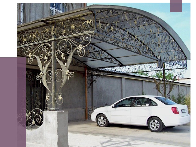 Кованые навесы в Гатчине от 14643 руб. | ПРОЛЁТ-Гтч