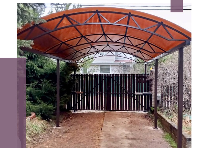 Арочные навесы в Гатчине от 12794 руб. — изготовление и монтаж | ПРОЛЁТ-Гтч