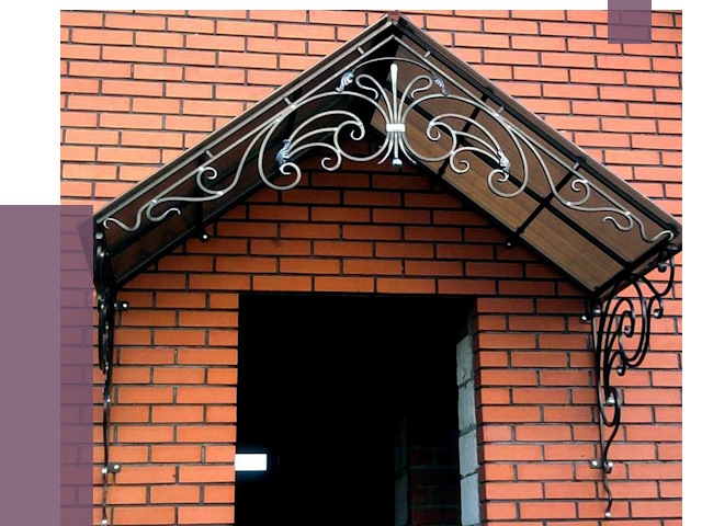 Металлические козырьки в Гатчине от 10738 руб. 