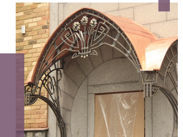 Арочные козырьки в Гатчине от 14643 руб. 