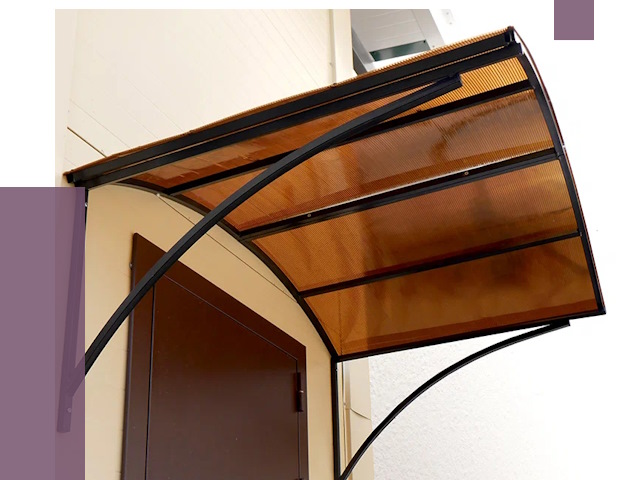 Недорогие козырьки в Гатчине от 7625 руб.  | ПРОЛЁТ-Гтч