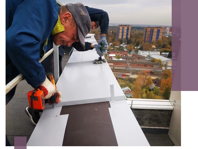 Монтаж парапетов в Гатчине — установка прочных металлических ограждений