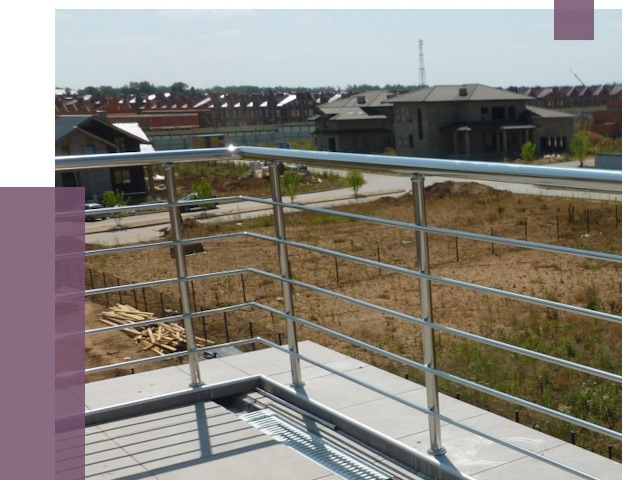 Парапеты из нержавеющей стали в Гатчине от 8015 руб. за м² | ПРОЛЁТ-Гтч