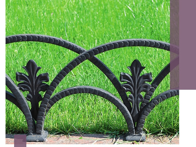 Декоративные металлические бордюры под ключ в Гатчине