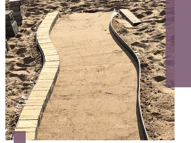 Металлические бордюры для тротуаров в Гатчине — прочные и долговечные