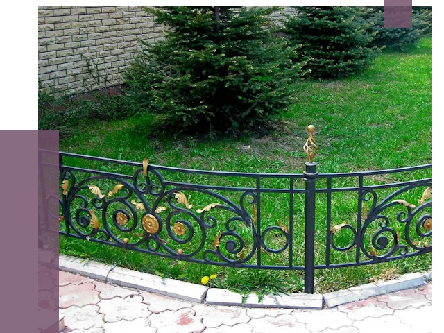 Кованые газонные ограждения в Гатчине от 7656 руб. — ПРОЛЁТ-Гтч