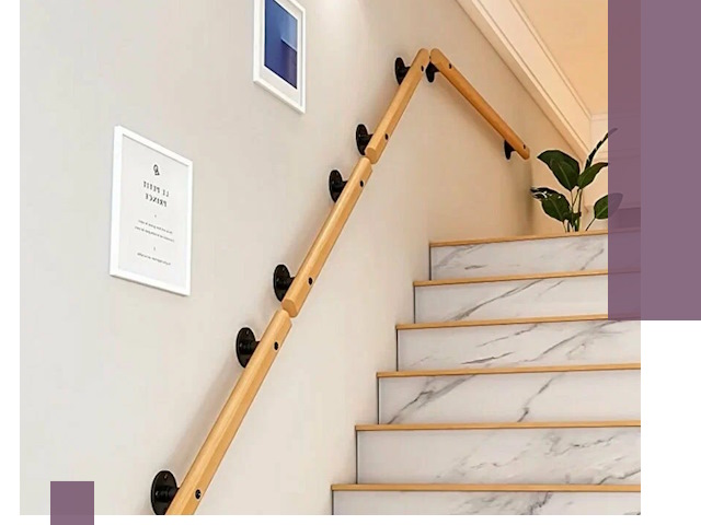 Поручни металлические и деревянные под ключ в Гатчине