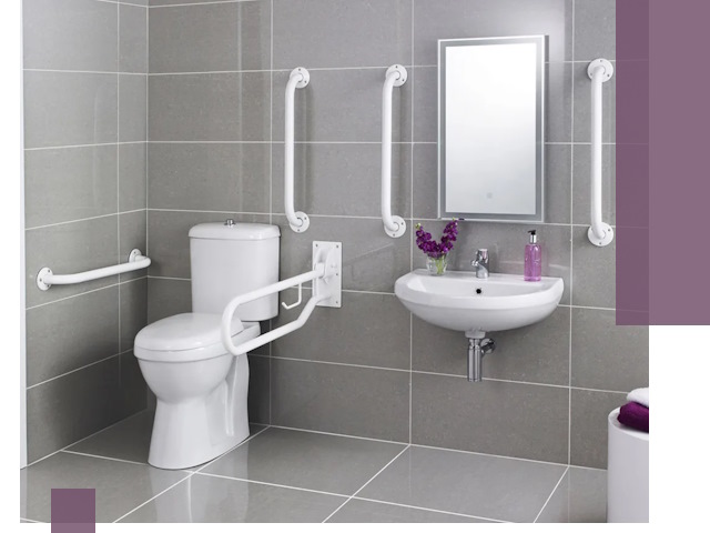 Поручни для санузлов в Гатчине: установка, ремонт и монтаж