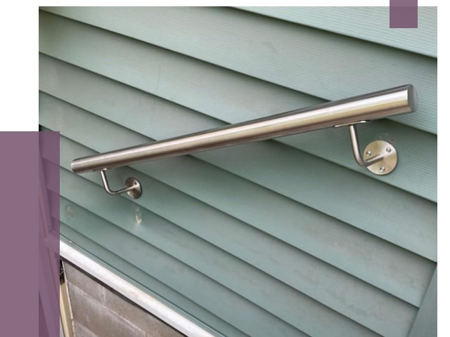 Поручни из нержавеющей стали в Гатчине от 7707 руб.  | ПРОЛЁТ-Гтч